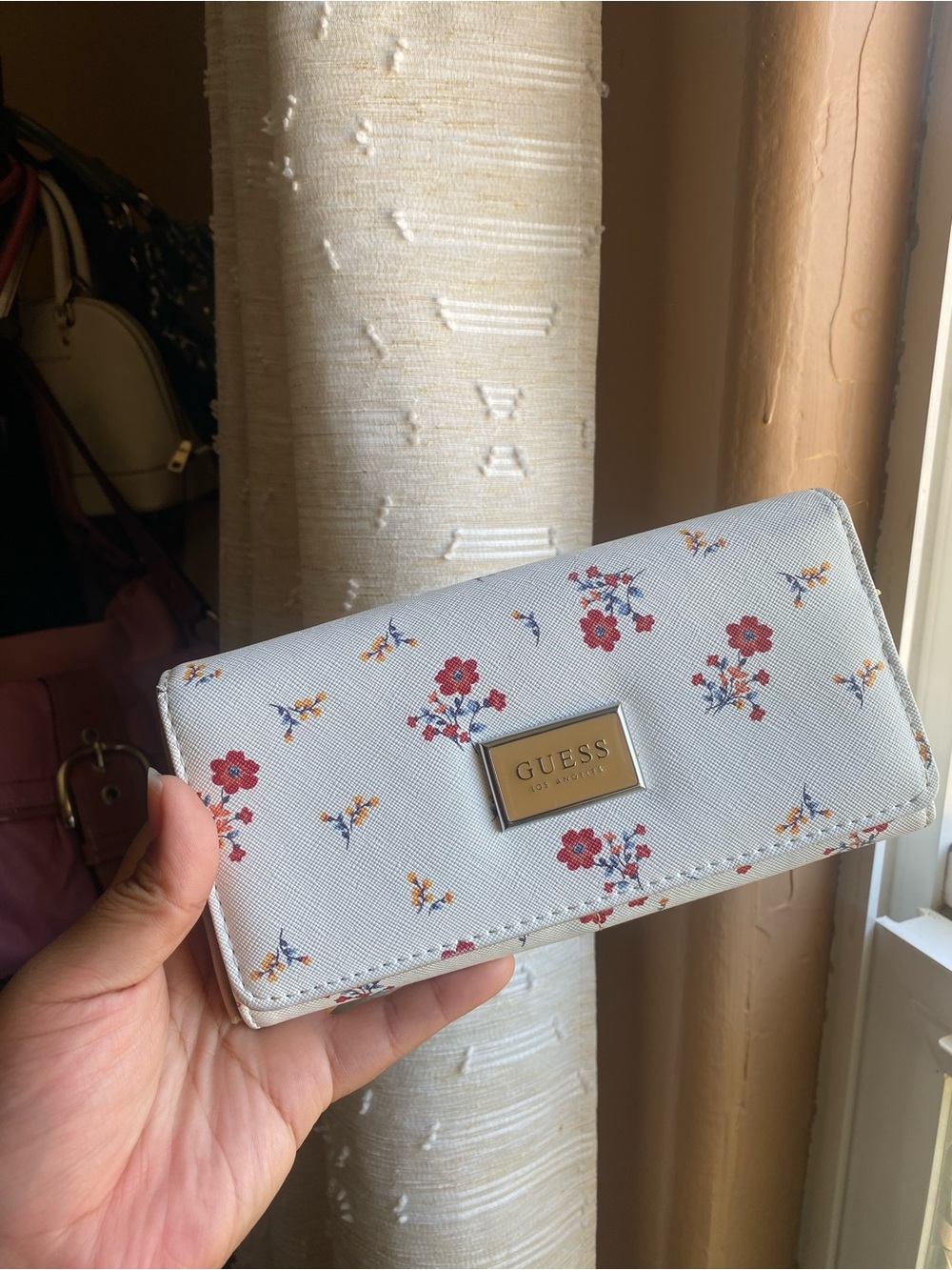 GUESS Floral Print Wallet